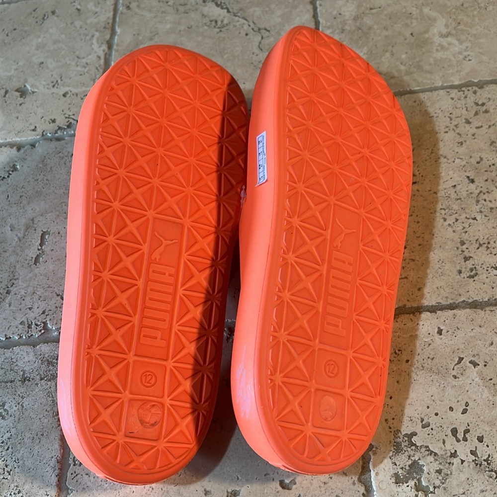 Puma Lamelo Ball MB2 Shibui Cat Slide Ultra Orange 394213 04 MB02 Size 13 Men - Picture 3 of 5